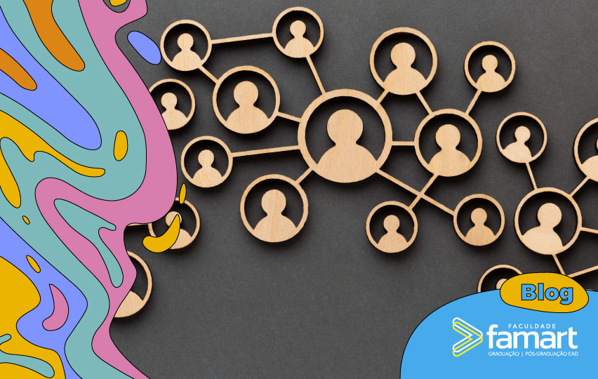 imagem com ícones representando pessoas interligadas