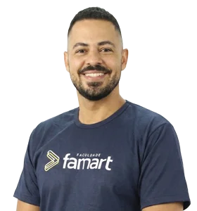Foto do professor Mailson de Queiroz da Faculdade Famart