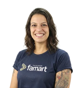 Foto da professora Daniela Moreno da Faculdade Famart.