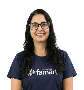 Foto da professora Pauliane de Morais da Faculdade Famart