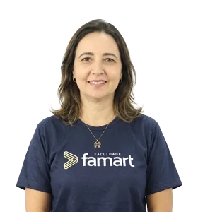 Foto da professora Tânia Ribeiro da Faculdade Famart