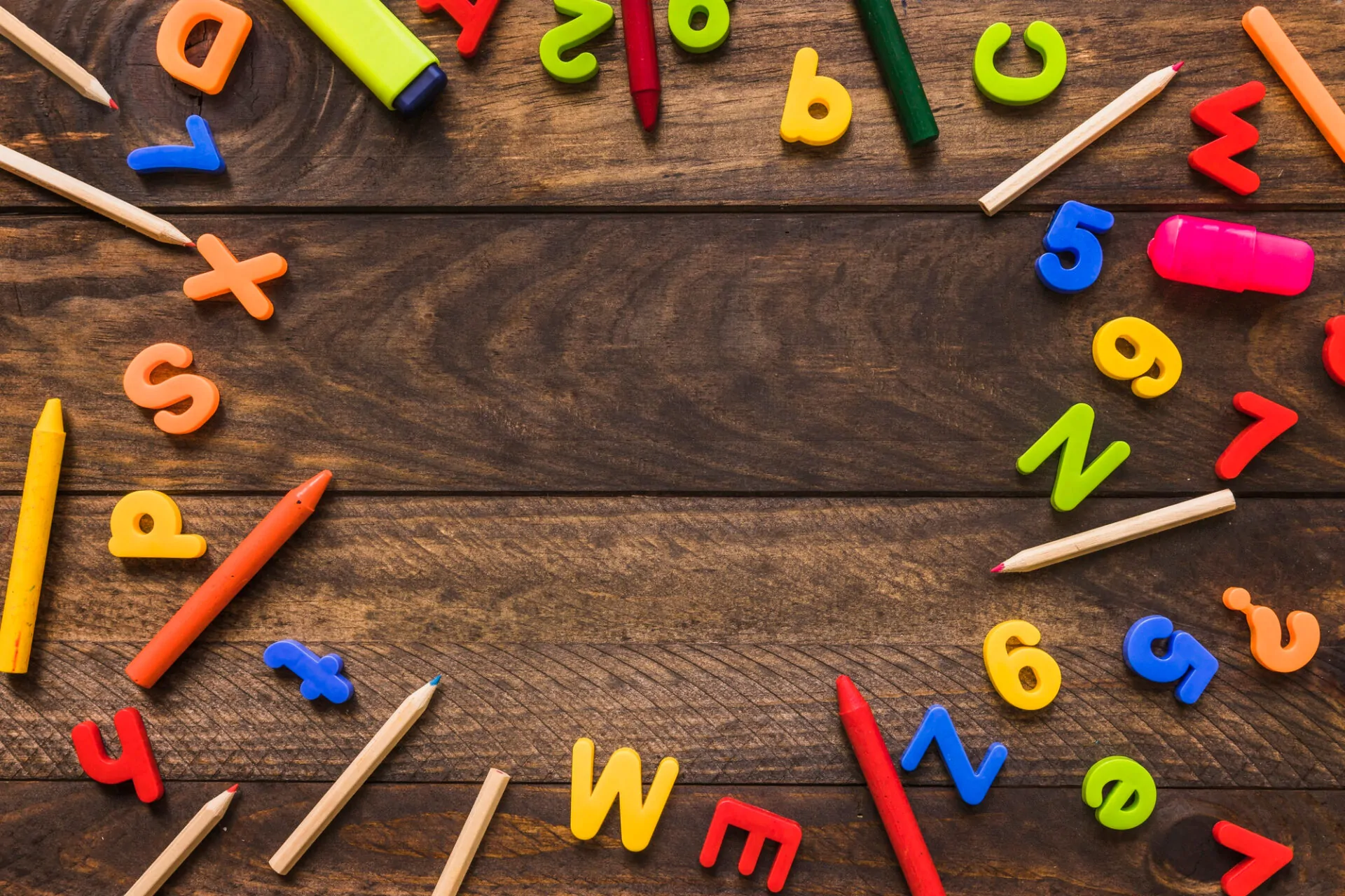 imagem com diversas letras do alfabeto