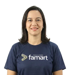 Foto da professora Glaciane Pereira da Faculdade Famart