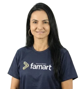 Foto da professora Karina Mello da Faculdade Famart