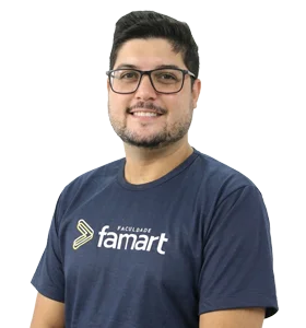 Foto do professor Thiago Antunes