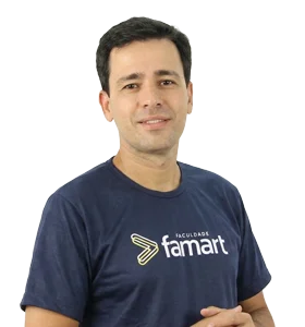 Foto do professor Weslei Silva da Faculdade Famart