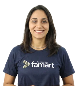 Foto da professora Gabriela Araújo da Faculdade Famart