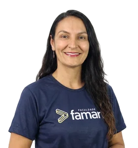 Foto da professora Rosilene Marques da Faculdade Famart.
