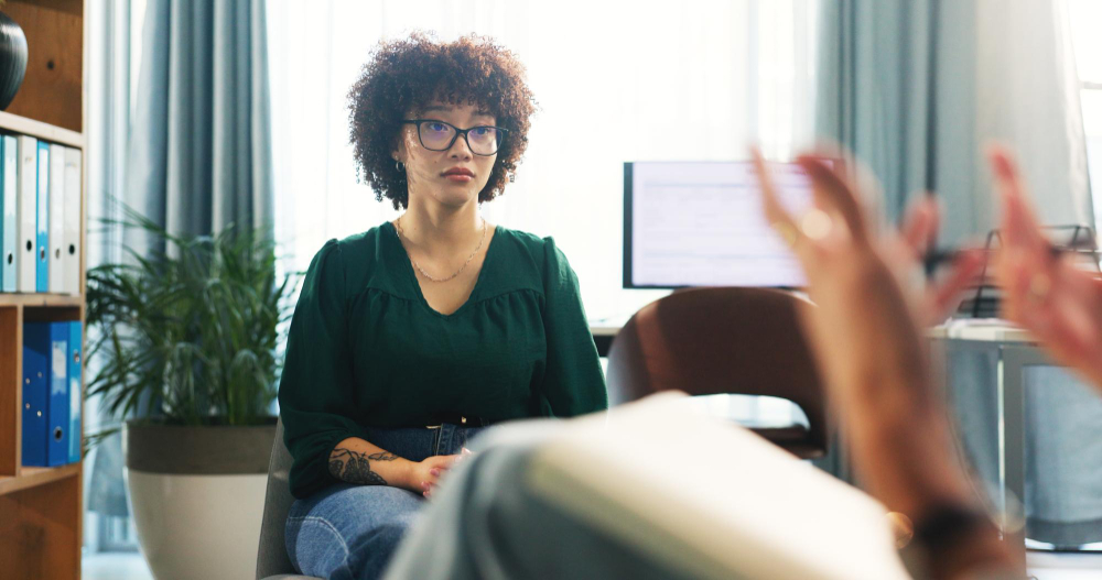 paciente em escuta clínica no curso de Psicanalise Clinica - Capacitação Profissional